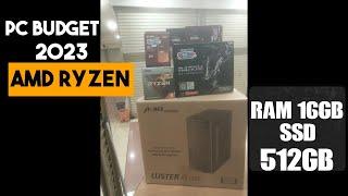 Komputer Rakitan PC Combo Budget 3jt an Tahun 2023 AMD Ryzen 4300G BIOSTAR B450 RAM 16GB SSD 512GB