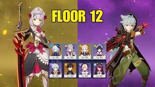 New Spiral Abyss Floor 12 | Noelle & Physical Razor Main DPS | Genshin Impact 4.8