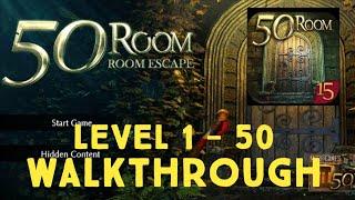 Can You Escape The 100 Room 15 Level 1 - 50 Full Game Walkthrough 100 Room XV