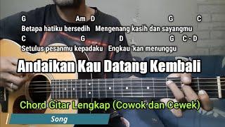 Kunci Gitar Andaikan Kau Datang - KoesPlus|Cowok dan Cewek Mudah