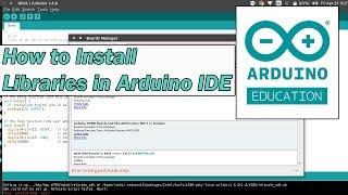 How to install Libraries  in Arduino IDE by Manmohan Pal