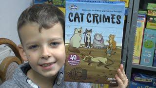 Cat Crimes (Thinkfun / Ravensburger) - ab 8 Jahre - endlich ein Logikspiel für Fans von Tatort Hotel