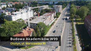 Construction of the Warsaw99 Dormitory | 18.06.2024 | Drone View | DJI Air 3 4K