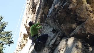 Geniale Granit Kletterei 6b+ - Great Granit Climbing 7+ #BlackForest