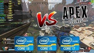 intel Core i3 vs i5 vs i7 | Apex Legends - Battle Royale - 4th gen