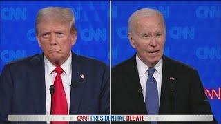 Biden and Trump debate over war between Israel and Hamas