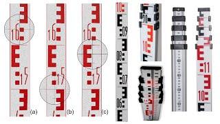 How to Read the Surveyor E Staff (Surveying Levelling Rod) Measurements