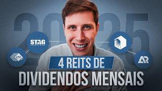 TOP 4 REITs de Dividendos Mensais para 2025