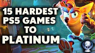 Top 15 HARDEST PS5 Games To Platinum