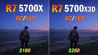 The New Ryzen 7 5700X3D vs Ryzen 7 5700X - How Much Performance Difference?