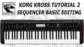  Korg Kross Tutorial Part 2: Sequencer Basic Editing