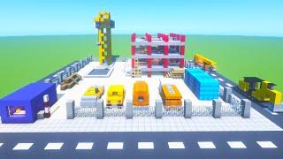 Minecraft Tutorial: How To Make A Building / Construction Site "2021 City Build"