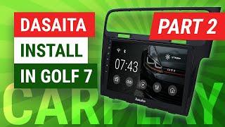 Android Head Unit Walkthrough in Golf 7 (Part 2) | Dasaita VIVID 10" in VW Golf GTI Mk7