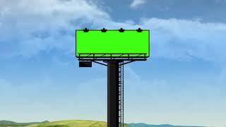 Advertisements Billboard Green Screen | Hoarding Board #2