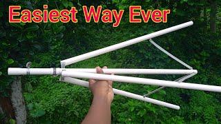 How To Make A Tripod || DIY- Tripod Using PVC Pipe 