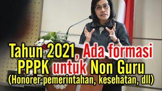 Formasi PPPK untuk tenaga non guru tahun 2021 || PPPK Tenaga kesehatan PPPK tenaga administrasi