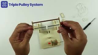 How to make Triple Pulley System | Monthly STEM & DIY Subscription Box | X Workbox