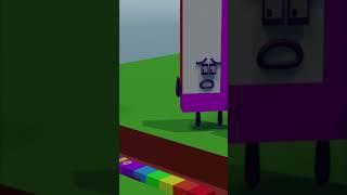 [3D ANIMATION] NO Rainbow today, RIP Numberblocks 7, Bye bye NB 7 #numberblocks #animation #shorts