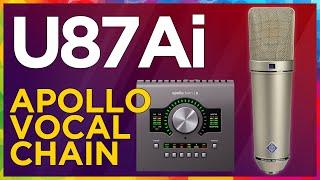 Neumann U87Ai Vocal Chain (UAD Apollo Twin X) 2023