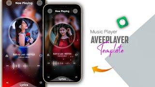 Trending Mobile Music Player Status | new avee player template