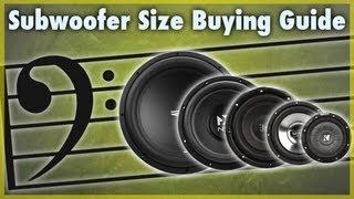 Car Subwoofer Size Buying Guide | What Size of Sub Should I Get?