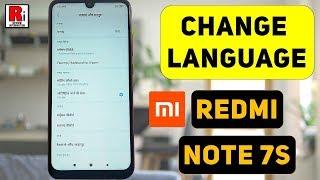 How To Change Language In Xiaomi Redmi Note 7S