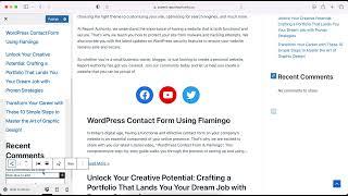 WordPress sidebar using customizer Astra theme