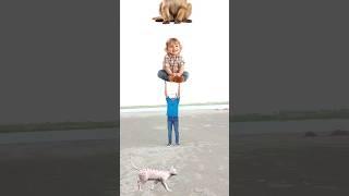 Small Kids / Cat / Monkey / Tractor - Funny VFX Magic Video #shorts #vfx #ytshorts