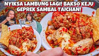 HORROR! LAMBUNG MERONTA GARA2 BAKSO KEJU JURIK CABE KUAH TAICHAN MEMATIKAN! #bogorfooddate