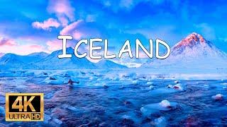 Iceland 4K - picturesque relaxing movie with soothing music