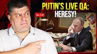 Putin's Live TV QA Broadcast EXPOSED!