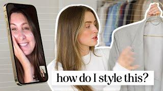 Styling pieces I NEVER wear w/ a Celeb Stylist