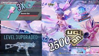 Snowstar Sweetheart Crate Opening BGMI [2500 UC Lucky Create Opening] Glacier Scarl