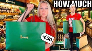 We took the £50 grocery challenge at HARRODS *How much can we buy?