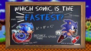 Using Math to Calculate Which Sonic is the Fastest