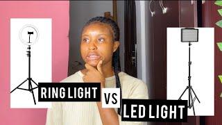 Ring light vs led light comparison:which light you should start with