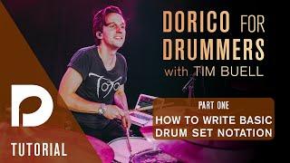 Dorico for Drummers with Tim Buell | Part 1: How to Write Basic Drum Set Notation