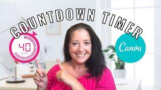 Canva Tutorial | How to Create a Countdown Timer Video in Canva for FREE!