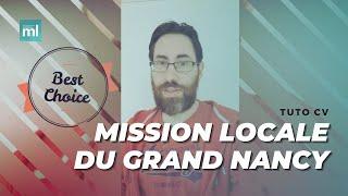 Le tuto CV de la Mission Locale du Grand Nancy