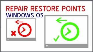 Repair Restore Points | Windows System Restore