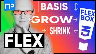 flex / flex basis, flex grow и flex-shrink из модуля флексбокс / flexbox уроки