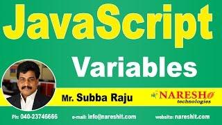 JavaScript Variables | JavaScript Tutorial | Mr. Subba Raju