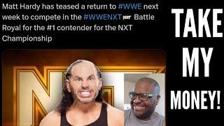 MATT HARDY TEASES NXT APPEARANCE! RETURNING TO WWE???