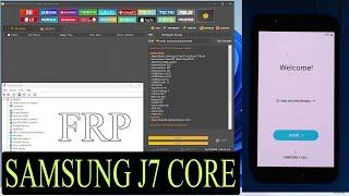 SAMSUNG GALAXY J7 CORE  J701F J101M FRP BYPASS VIA UNLOCKTOOL