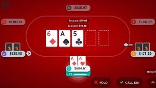 Playing Poker Online for Real Money 2024 - Big Win $400 ️️️