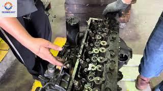 Mercedes Benz OM 366 (160 HP)  118KW Engine Parts Unbolted | Engine Parts Remove Step by step | P #2