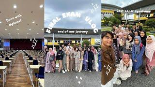 END OF OUR DIPLOMA LIFE! | FINAL EXAM VLOG #university #uitmdihatiku #vlog