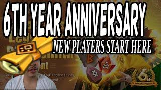 6TH YEAR ANNIVERSARY EVENT | New players start here