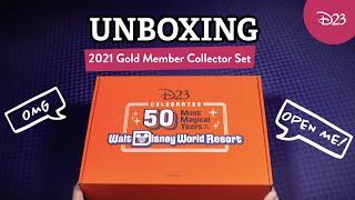 Unboxing the MUST-HAVE Walt Disney World Gift—The 2021 D23 Gold Member Collector Set