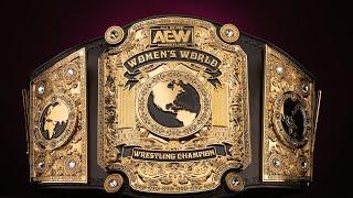 NEW AEW Women's Championship Title Belt Revealed!!